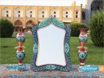 آینه مسی با نقاشی پرداز