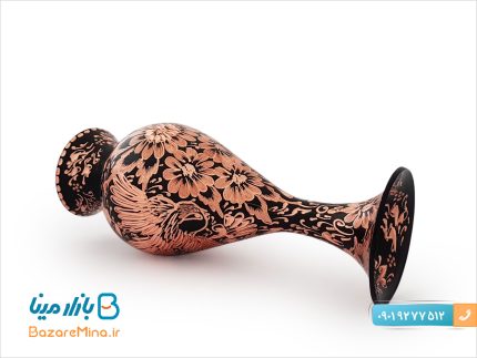 گلدان الماس تراش ارتفاع 25 سانتی‌