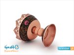 آجیل خوری سایز 11 مس و نقاشی تشعیر آقاجانی