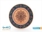 بشقاب ساده مس و پرداز