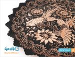 بشقاب مس و حکاکی قطر 30 سانت