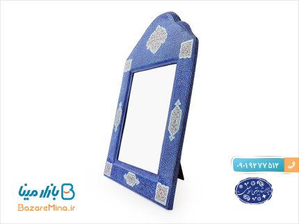 آینه میناکاری طرح اسلیمی اثر استاد اسماعیلی