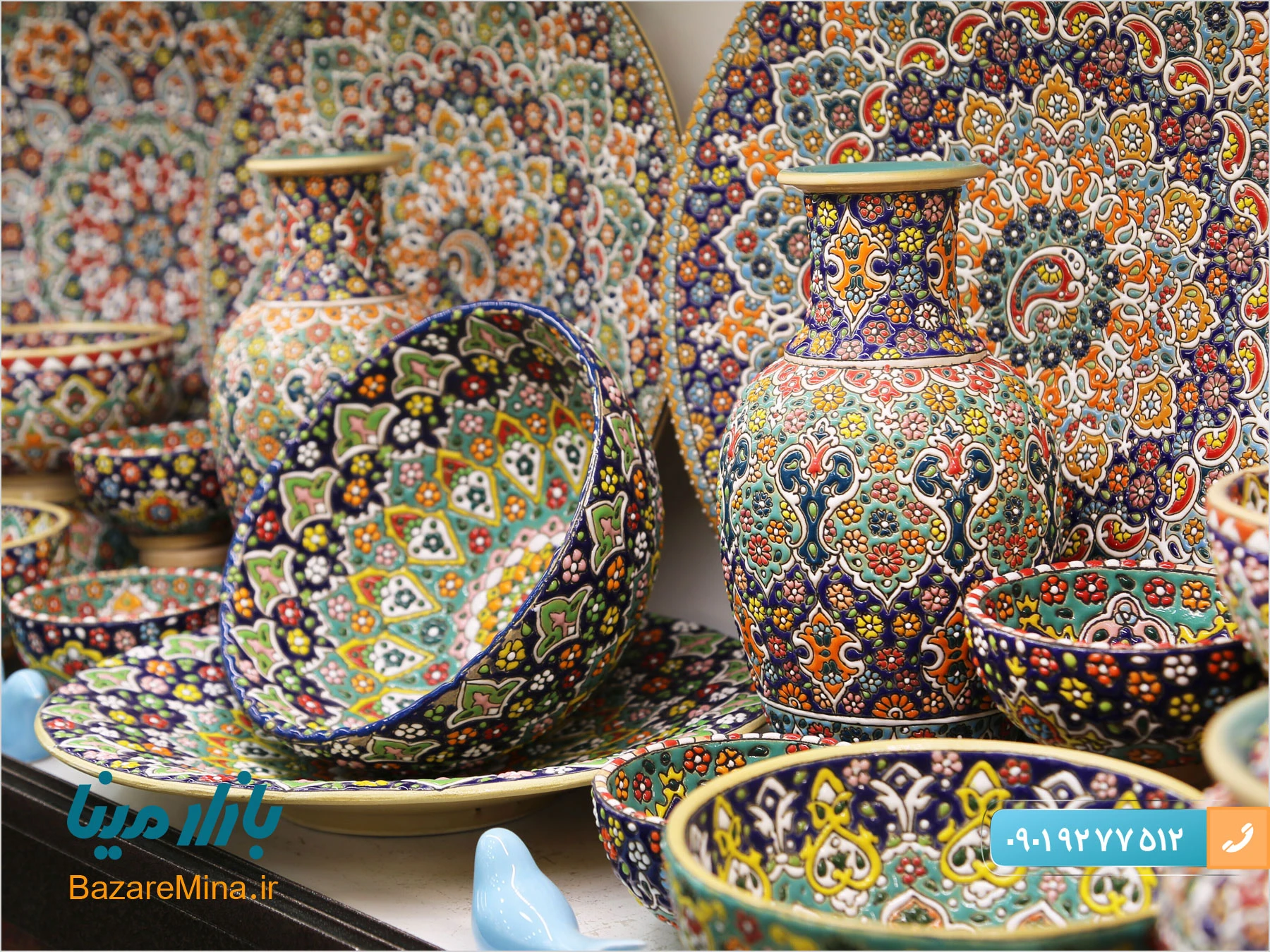 رنگ میناکاری روی سفال مخصوص نقطه کوبی رنگ مخصوص میناکاری روی سفال