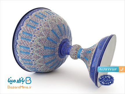 سنگاب بزرگ برجسته میناکاری اثر استاد اسماعیلی