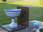 سنگاب بزرگ برجسته میناکاری اثر استاد اسماعیلی