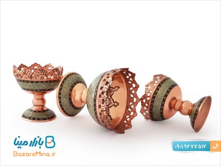 ست آجیل خوری خاتم کاری شده
