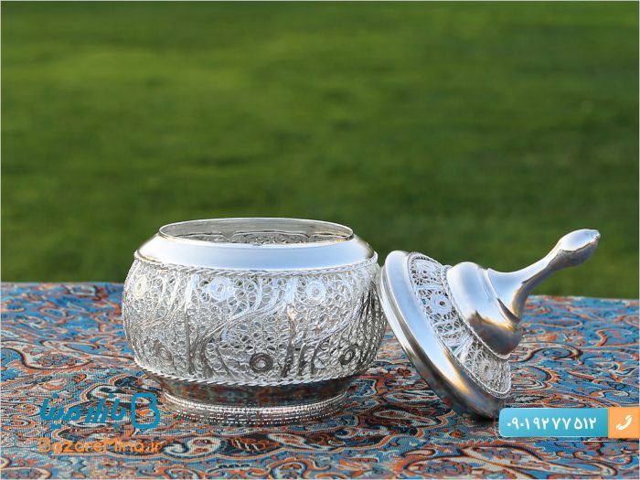 قندان ملیله کاری اصفهان