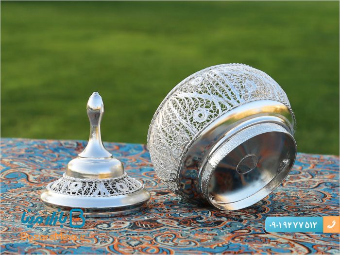 قندان ملیله کاری اصفهان