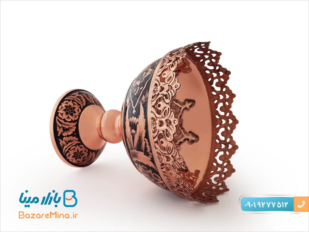 آجیل خوری مسی الماس تراش