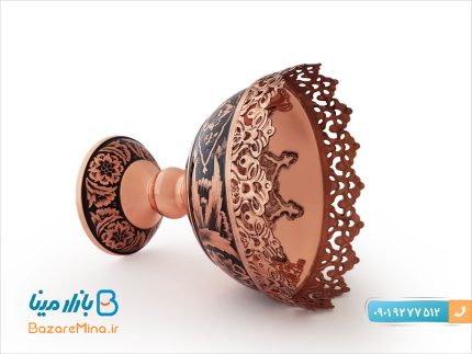آجیل خوری مسی الماس تراش