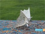 کاسه آجیل خوری چهار گوش ملیله کاری اصفهان