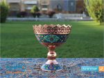 آجیل خوری مسی طرح پرداز ارتفاع 20 سانتی