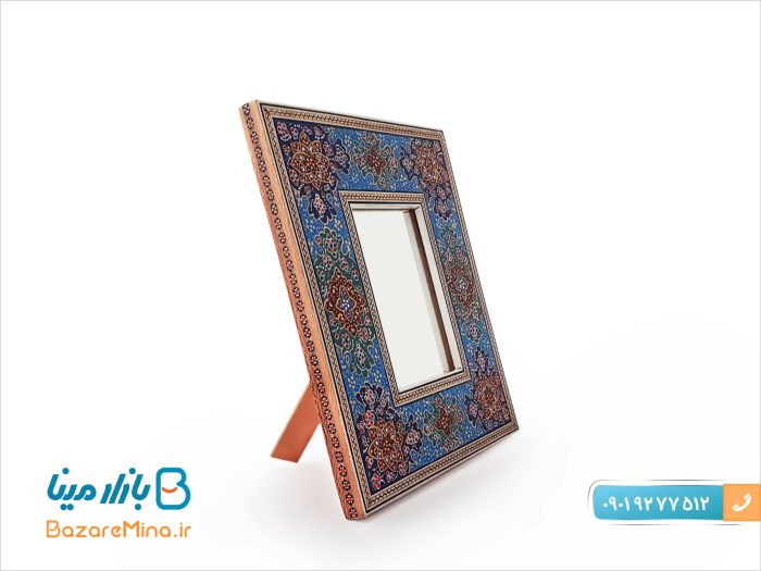 آینه مستطیل خاتم کاری اصفهان مدل تذهیب