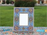 آینه مستطیل خاتم کاری اصفهان مدل تذهیب