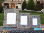 آینه مستطیل خاتم کاری اصفهان مدل تذهیب