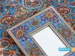 آینه مستطیل خاتم کاری اصفهان مدل تذهیب