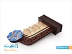 تندیس میناکاری طرح چهار قل