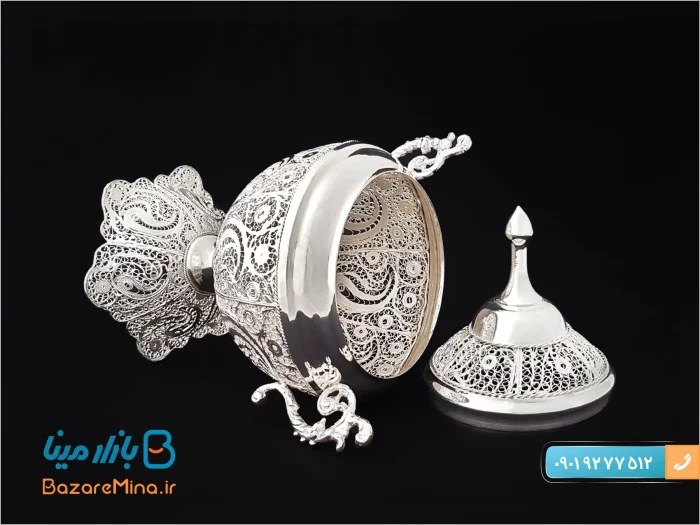 گز خوری دسته دار ملیله کاری