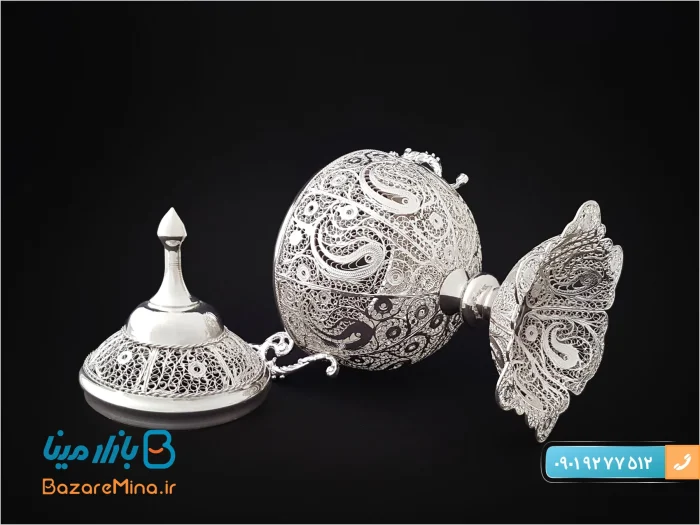 گز خوری دسته دار ملیله کاری