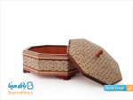 شکلات خوری خاتم کاری 8 گوش