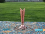 گلدان مسی ملیله کاری