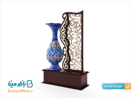 تندیس گلدان میناکاری پردیس