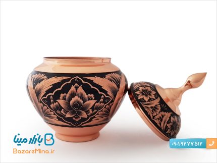قندان سیبی الماس تراش آقاجانی