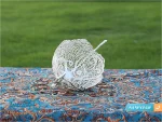 کاسه آجیل خوری دسته دار ملیله کاری