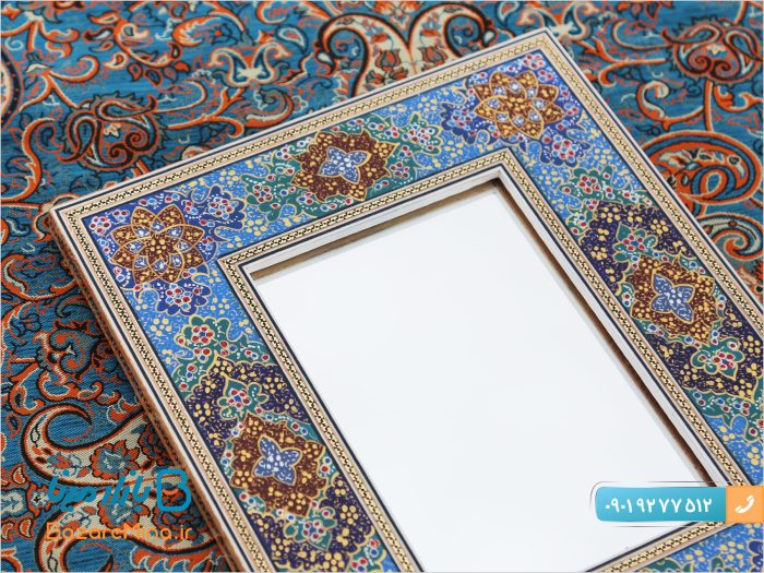 آینه خاتم کاری طرح تذهیب