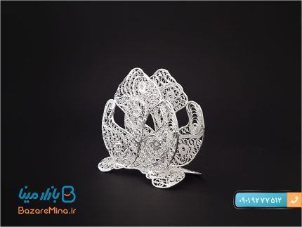 جا دستمال کاغذی رومیزی ملیله کاری