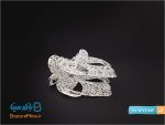 جا دستمال کاغذی رومیزی ملیله کاری