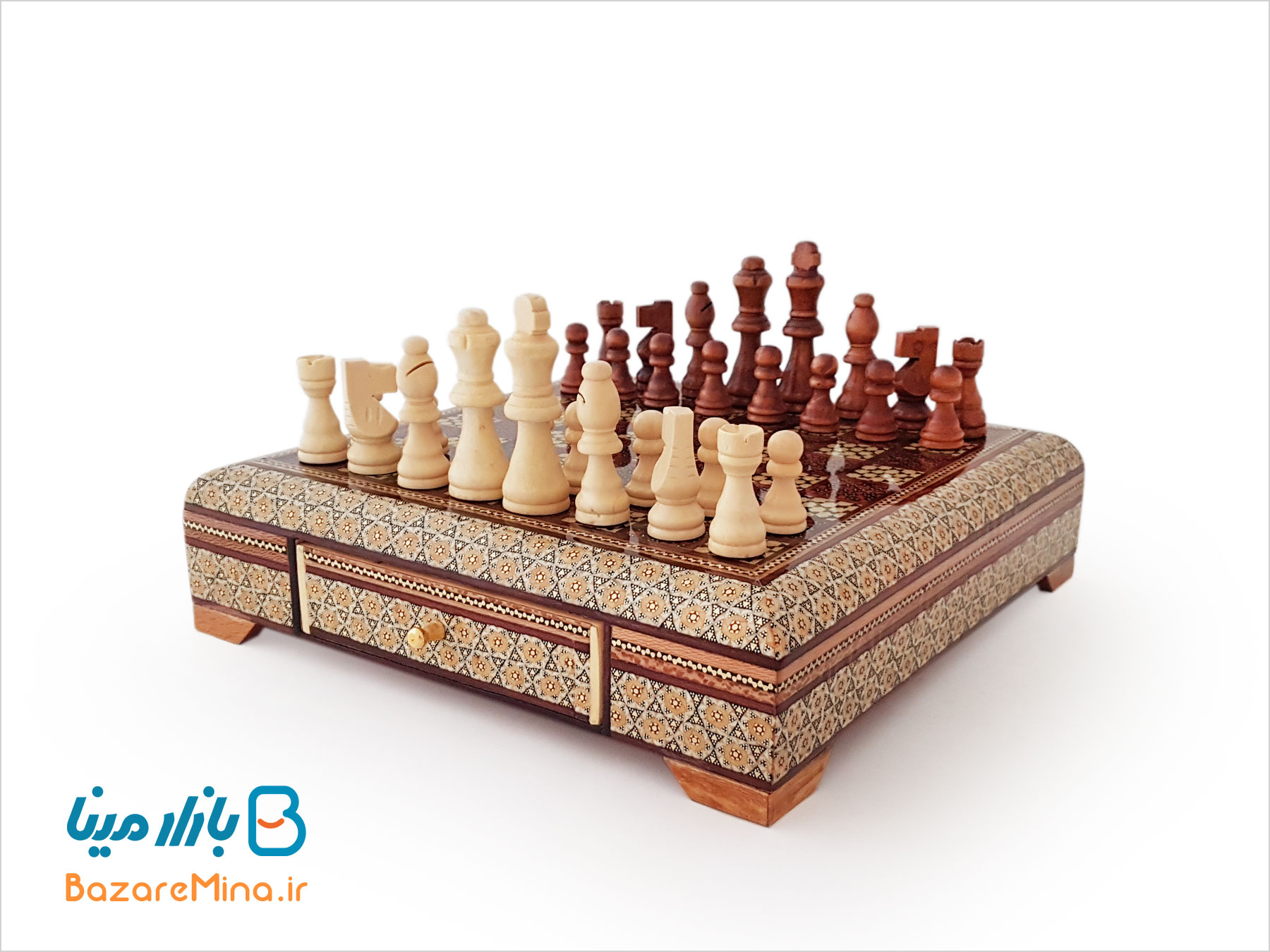 شطرنج خاتم کاری شده اصفهان