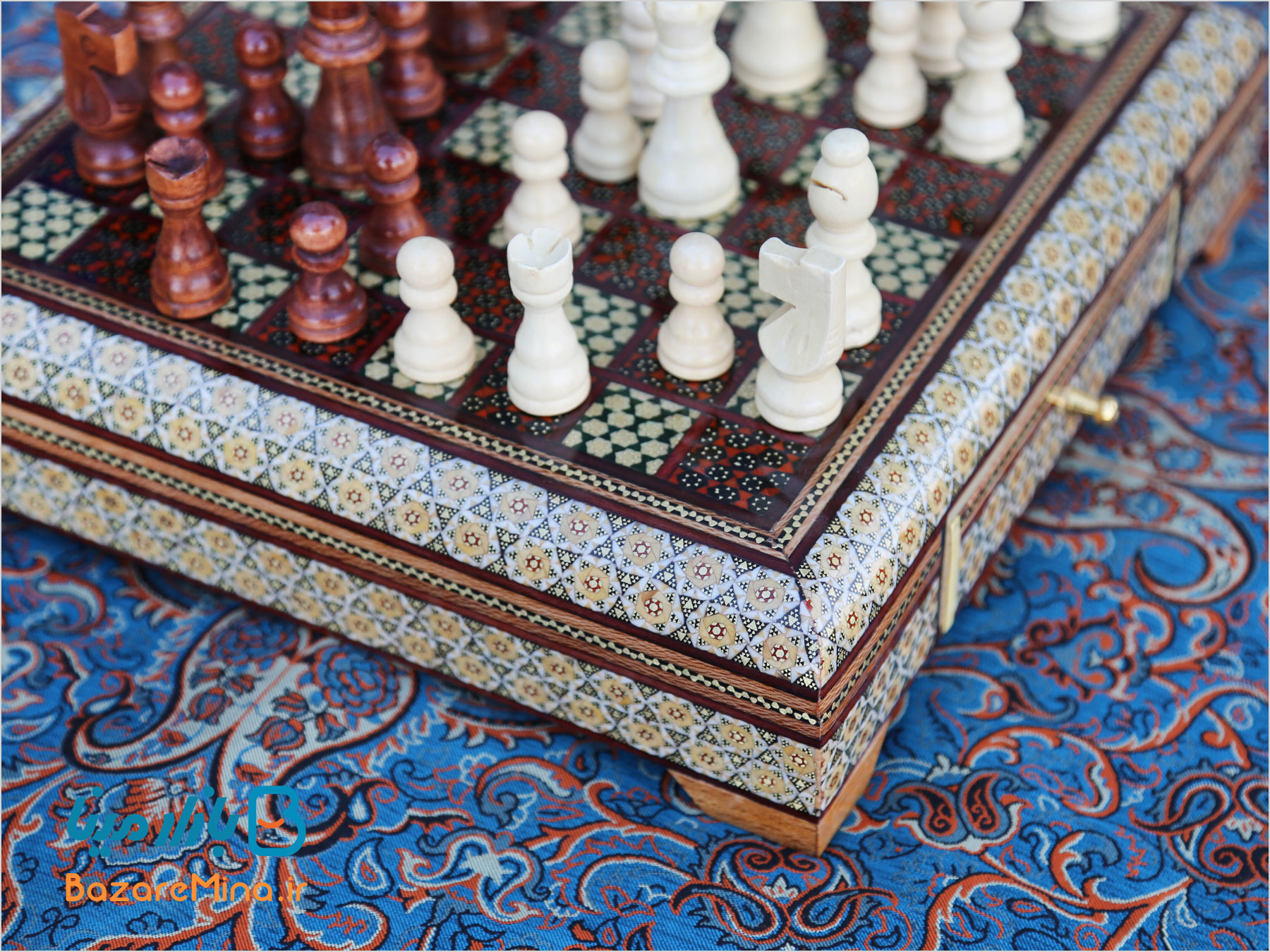 شطرنج خاتم کاری شیراز