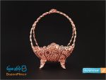 کشکول مسی ملیله کاری اصفهان