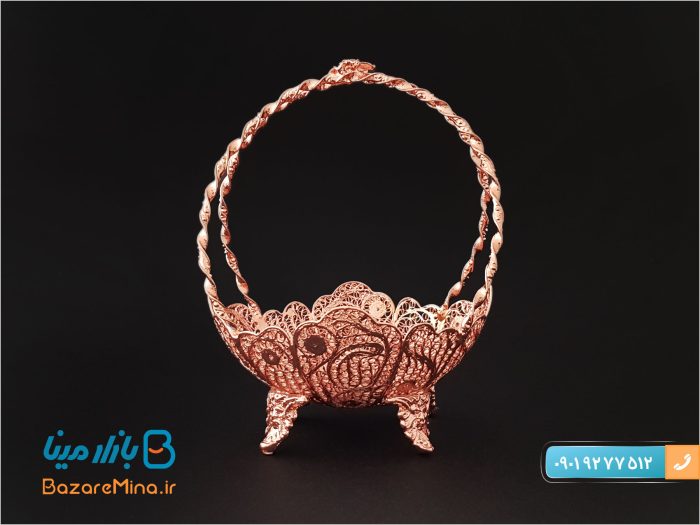 کشکول مسی ملیله کاری اصفهان