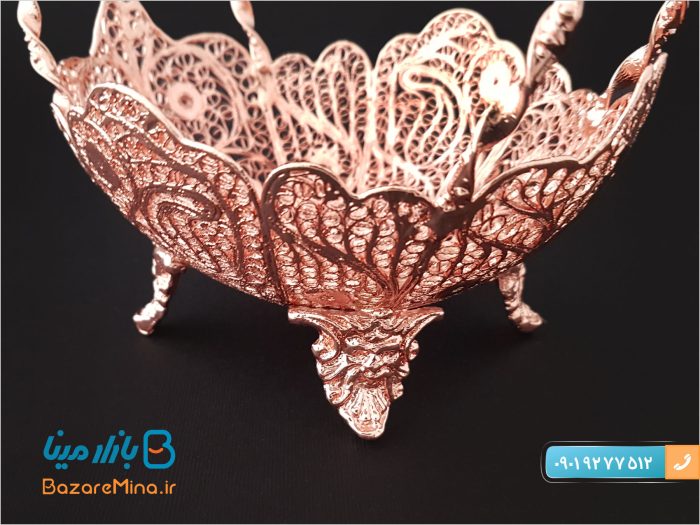کشکول مسی ملیله کاری اصفهان