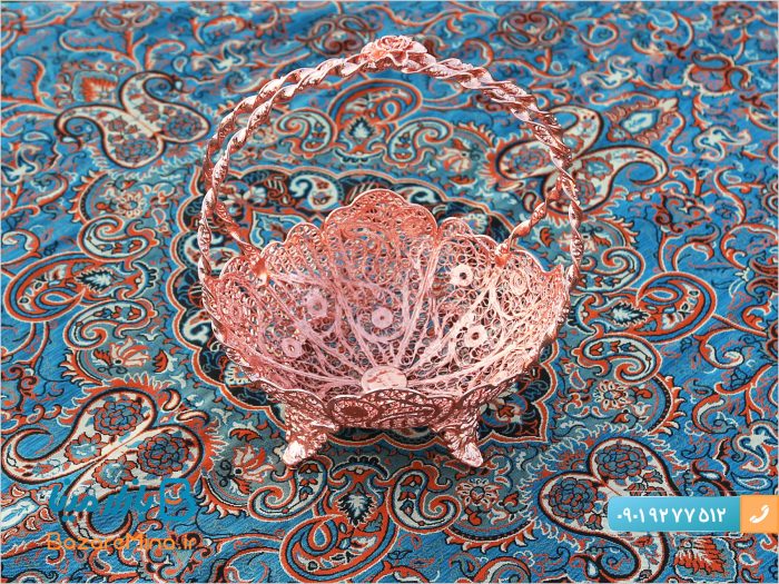 کشکول مسی ملیله کاری اصفهان