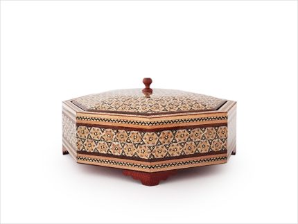 جاشکلاتی خاتم کاری شده