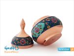 قندان بزرگ مس و پرداز