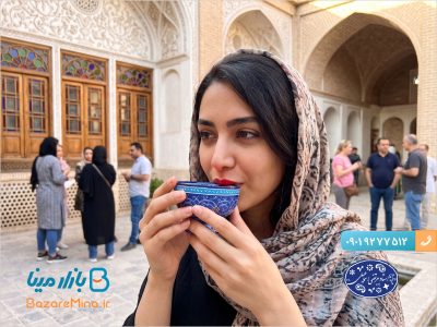 بازگشت به محصولات کاسه میناکاری شده کوچک اثر استاد اسماعیلی