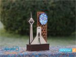 تندیس سه بعدی میناکاری