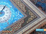 ساعت مستطیل خاتم کاری اصفهان