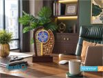 تندیس دو روی میناکاری لوح تقدیر طرح حورا ۳D