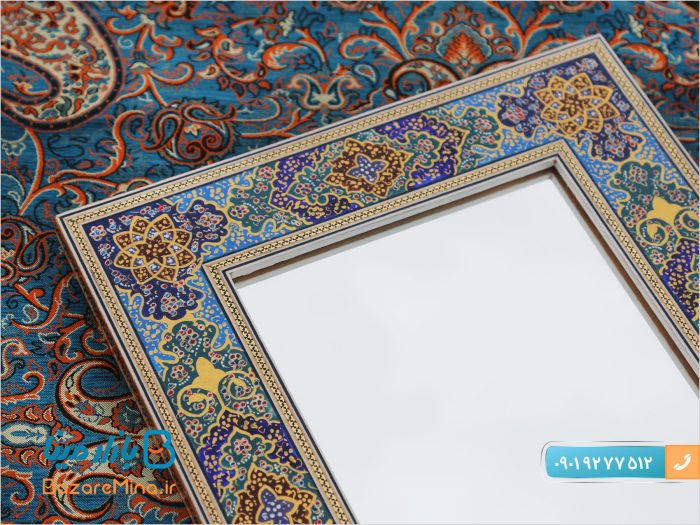 آینه بزرگ خاتم کاری