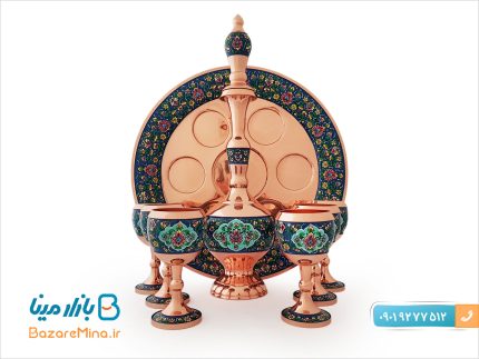 سرویس شربت خوری مس و پرداز