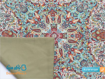 رومیزی ترمه ابریشم سالاری طرح هما