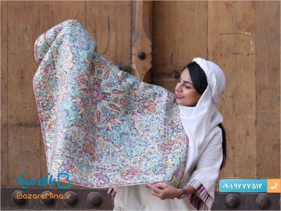 رومیزی ترمه ابریشم سالاری طرح هما