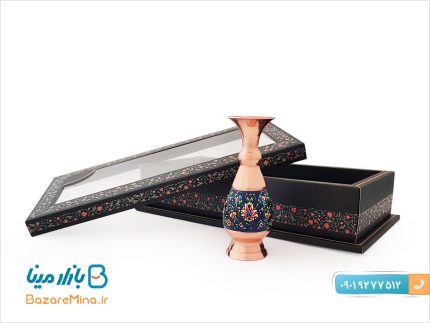 باکس هدیه جفت گلدان مس و پرداز
