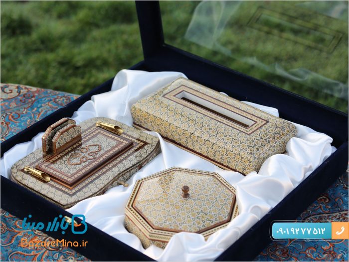 سرویس هدیه خاتم کاری