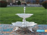 شیرینی خوری دو طبقه ملیله کاری